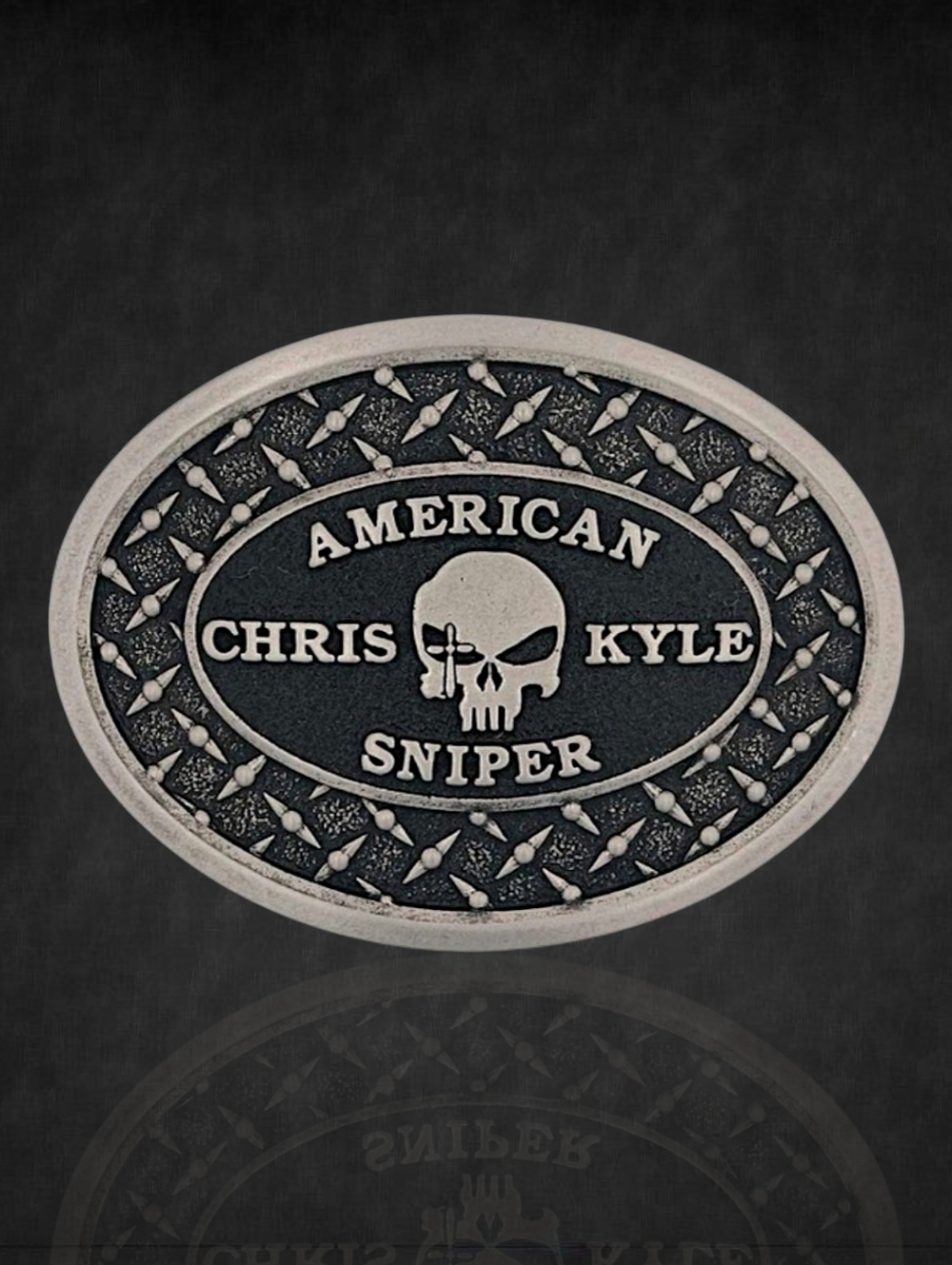 Montana Silversmiths Chris Kyle American Sniper Belt Buckle Retail $50‎ - NEW!